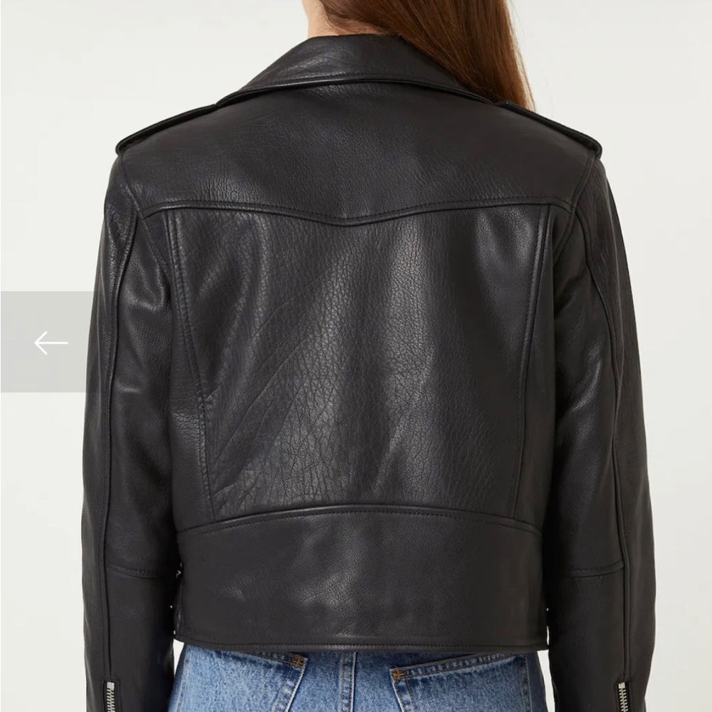 *SALE* NEUW Genuine leather motorcycle jacket.  NWOT!  Very high quality. - Picture 2 of 8